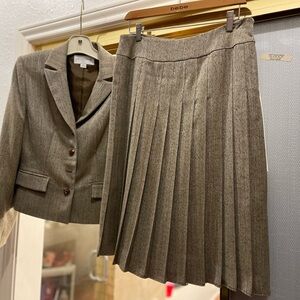 Liz Claiborne Pleated A-Line Skirt